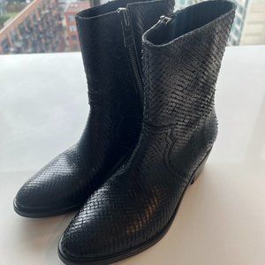 ZADIG & VOLTAIRE LEATHER ANKLE BOOTS